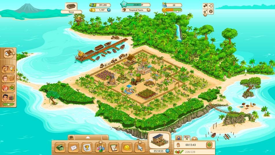 Goodgame Big Farm - Tropical island