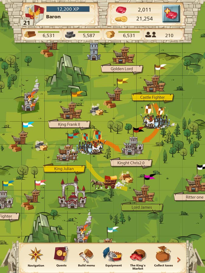 Empire: Four Kingdoms - Map