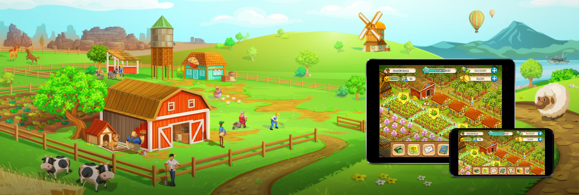 big farm: mobile harvest sur pc